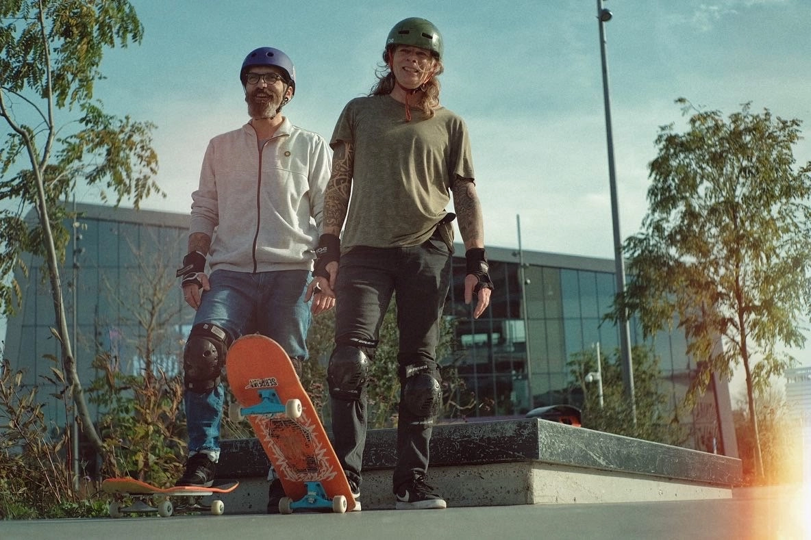 Oude garde skaters. Foto: Tjeerd Derkink