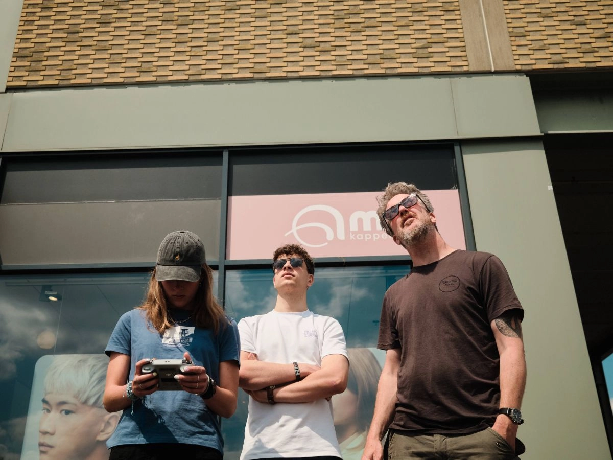 Deze studenten maakten dronefoto’s van Hart van Zuid